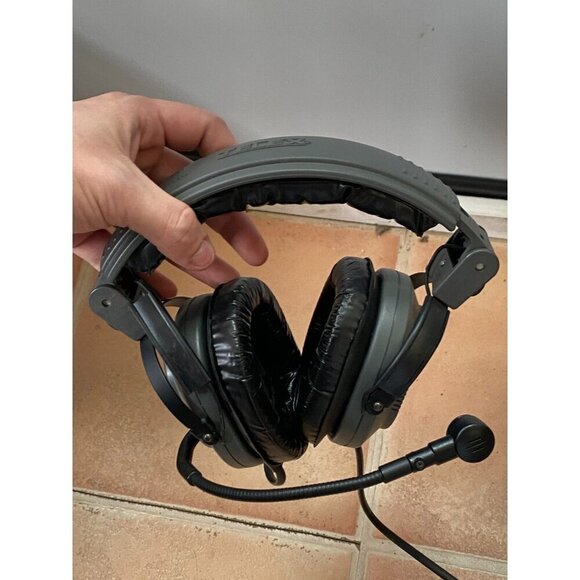 RARE Vintage Telex Air 3000 Pilot Aviation Head Set - Picture 5 of 9